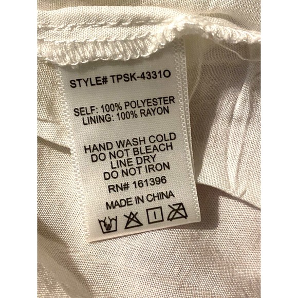 Skylar Madison Smocked Ruffled Tiered Mini Skirt Sz L Large Rainbow Colored NWT - Picture 8 of 11